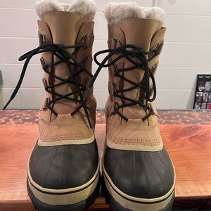 Used Sorel Womens Caribou Boot Buff